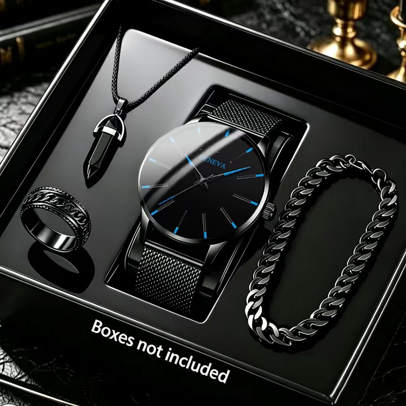 Best Smartwatch Accessories - 4pcs/set New Fashionable and Elegant Quartz