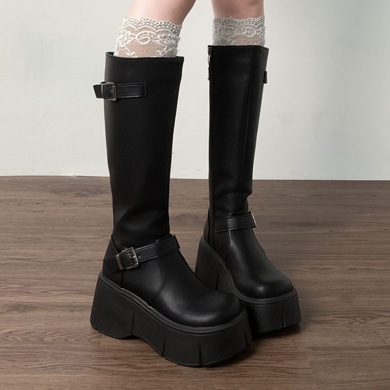 Classics Black Women's Boots H - Leather Classic Strap ulasan dan harga