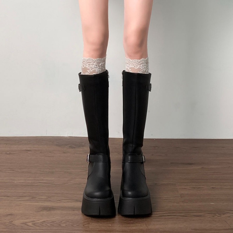 Classics Black Women's Boots H - Leather Classic Strap ulasan dan harga